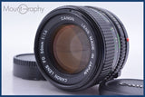 【動作保証】 キヤノン Canon NEW FD 50mm F1.4 前後キャップ付 同梱無料 #am5203