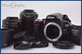 【動作保証】 ニコン Nikon D40X ダブルズームキット AF-S DX 18-55mm/55-200mm VR 前後キャップ&amp;フード、バッテリー付 同梱無料 #am6867