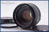【動作保証】 ミノルタ MINOLTA MC ROKKOR-PF 50mm F1.7 前後キャップ&amp;レンズフィルター付 同梱無料 #am9092