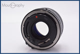 【動作保証】 キヤノン Canon NEW FD 50mm F2 前後キャップ&amp;レンズフィルター付 同梱無料 #am9074