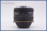 【動作保証】 シグマ SIGMA 15mm F2.8 EX DG FISHEYE 後キャップ、レンズフード付 キヤノンEF用(AF) 同梱無料 #am9122