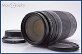 【動作保証】 キヤノン Canon EF 75-300mm F4-5.6 III 前後キャップ&amp;レンズフィルター付 同梱無料 #am9152