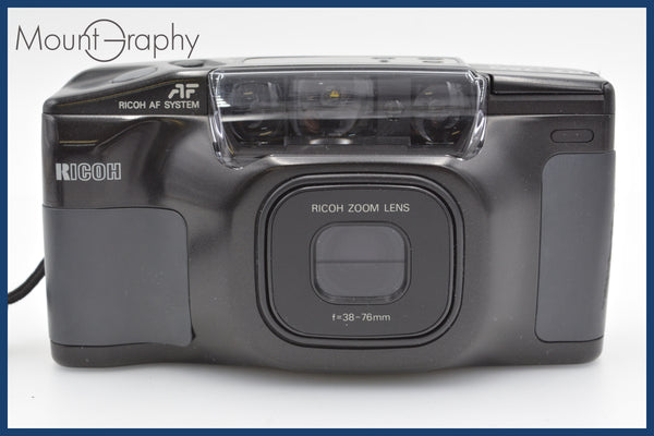 RICOH コンパクトフィルムカメラ フイルムカメラ】小さな沈胴式のコンパクトフイルムカメラ