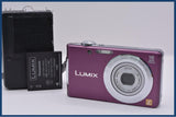 【動作保証】 パナソニック Panasonic LUMIX DMC-FH5 4x バッテリー、充電器付属 同梱無料 #ak444