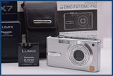【動作保証】 パナソニック Panasonic LUMIX DMC-FX7 3x 元箱、バッテリー、充電器、ポーチ、取扱説明書付属 同梱無料 #ak790