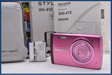 【動作保証】 オリンパス Olympus STYLUS VH-410 5x 元箱、バッテリー、ポーチ、取扱説明書付属 同梱無料 #ak792