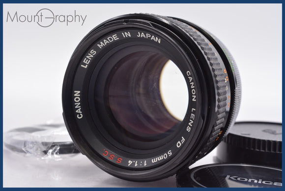 ★特別特価★ キヤノン Canon FD 50mm F1.4 S.S.C 同梱可 #am1000