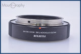 【美品・動作保証】 富士フイルム FUJIFILM MACRO EXTENSION TUBE MCEX-18G WR 元箱、ボディキャップ、後キャップ付 Gマウント 同梱無料 #am10043