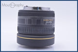 【動作保証】 シグマ SIGMA 8mm F3.5 EX DG FISHEYE 前後キャップ付 キヤノンEF用(AF) 同梱無料 #am10063