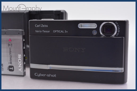 ★極上美品★ ソニー SONY Cyber-shot DSC-T9 3x バッテリー、充電器付属 ★完動★同梱可 #am1013