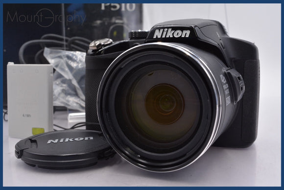 ★極上美品★ ニコン Nikon COOLPIX P510 42x 元箱、前キャップ、バッテリー付 ★完動★同梱可 #am1028