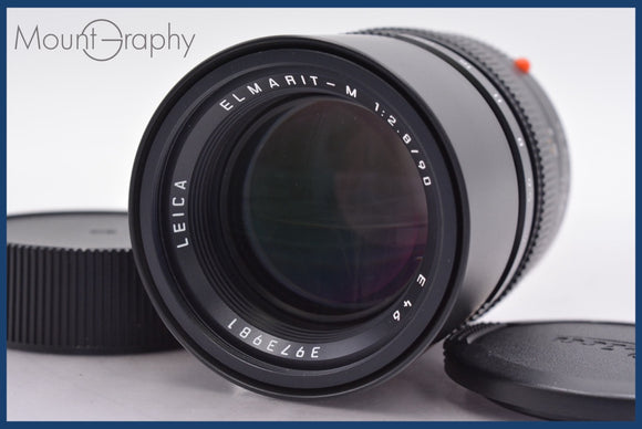 ★極上美品★ ライカ LEICA ELMARIT-M 90mm F2.8 E46 前後キャップ付 ライカMマウント ★完動★同梱可 #am1037