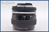 ★極上美品★ ニコン Nikon Micro-NIKKOR 55mm F3.5 Ai 前後キャップ&amp;レンズフィルター、レンズフード付 ★完動★同梱可 #am1049