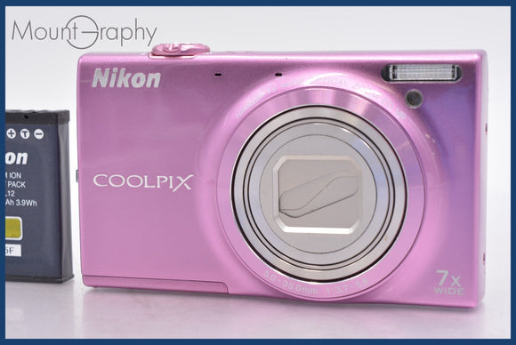 ★良品★ ニコン Nikon COOLPIX S6100 7x バッテリー付属 ★完動★同梱可 #am1065