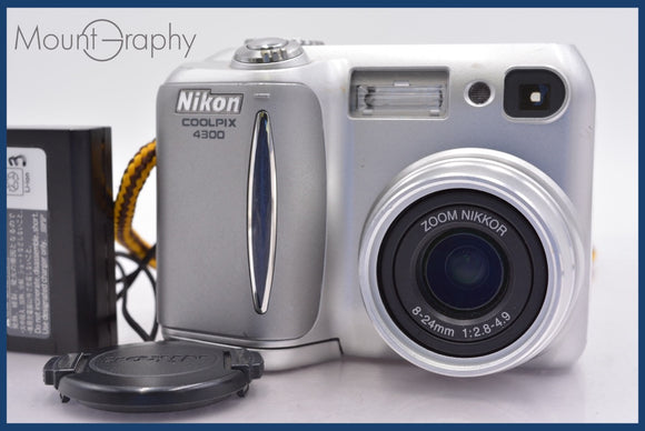 ★極上美品★ ニコン Nikon COOLPIX E4300 3x バッテリー付属 ★完動★同梱可 #am1066