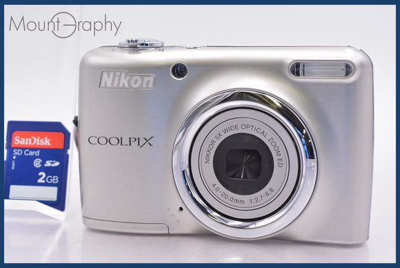 ★極上美品★ ニコン Nikon COOLPIX L23 5x 単三電池仕様 メモリカード付 ★完動★同梱可 #am1086