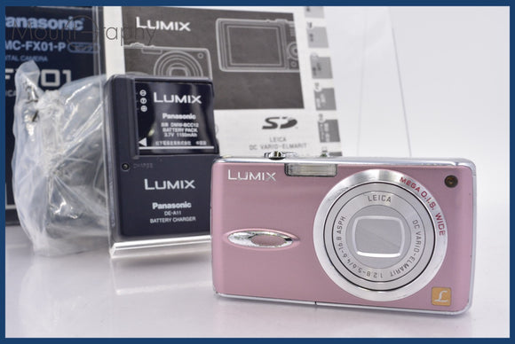 ★極上美品★ パナソニック Panasonic LUMIX DMC-FX01 元箱、バッテリー、充電器、取扱説明書付属 ★完動★同梱可 #am1231