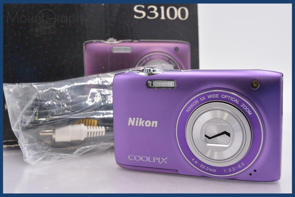 ★ジャンク特価★ ニコン Nikon COOLPIX S3100 5x 元箱付 同梱可 #am1232