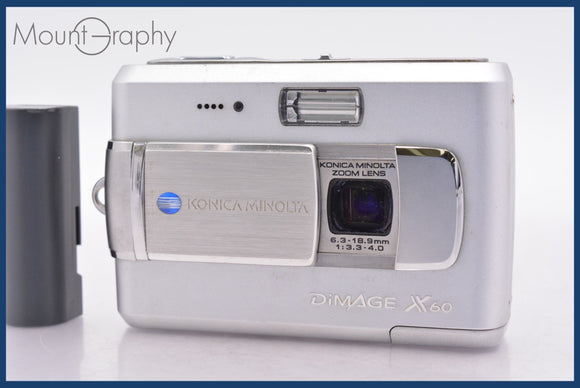★極上美品★ コニカミノルタ KONICAMINOLTA  DiMAGE X60 バッテリー付属 ★完動★同梱可 #am1297
