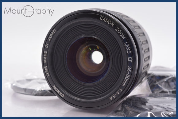 ★実用美品★ キヤノン Canon EF 35-80mm F4-5.6 前後キャップ、レンズフード付 ★完動★同梱可 #am1316