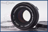 ★極上美品★ オリンパス OLYMPUS OM-SYSTEM ZUIKO MC AUTO-S 50mm F1.8 前後キャップ&amp;レンズフィルター付 ★完動★同梱可 #am1323
