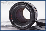 ★良品★ キヤノン Canon FD 50mm F1.4 S.S.C. 前後キャップ&amp;レンズフィルター付 ★完動★同梱可 #am1335