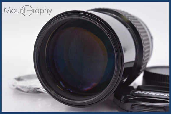 ★極上美品★ ニコン Nikon NIKKOR 200mm F4 Ai 前後キャップ&レンズフィルター付 ★完動★同梱可 #am1352