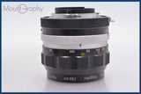★実用美品★ ニコン Nikon NIKKOR-O Auto 35mm F2 前後キャップ&amp;レンズフィルター付 ★完動★同梱可 #am1510