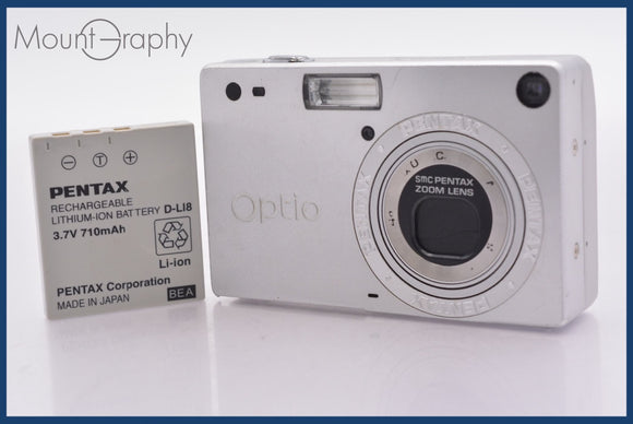 ★実用美品★ ペンタックス PENTAX Optio S バッテリー付属 ★完動★同梱可 #am1534