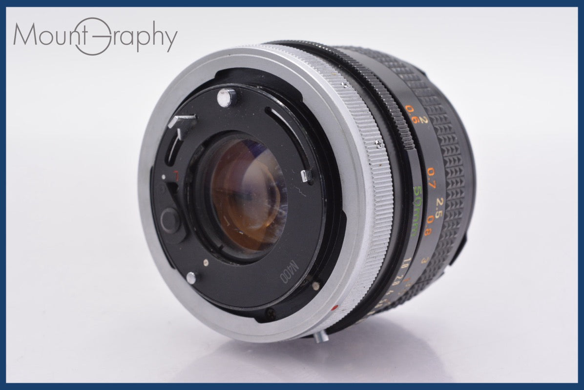 ☆良品☆ キヤノン Canon FD 50mm F1.8 S.C. 前後キャップ&レンズ