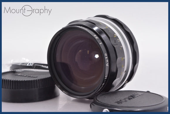 ★良品★ ニコン Nikon NIKKOR-H Auto 28mm F3.5 AI 前後キャップ&レンズフィルター付 同梱可 #am1564