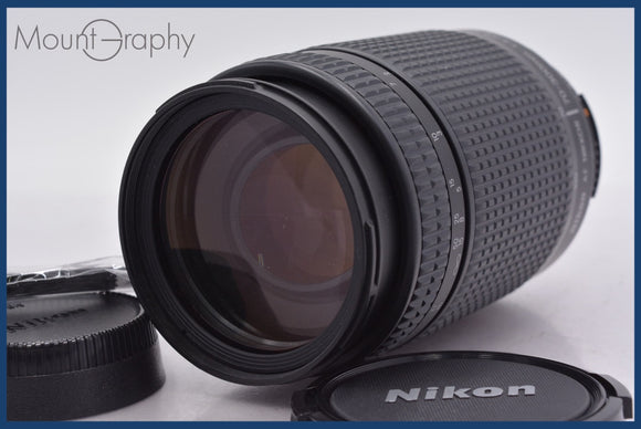 ★極上美品★ ニコン Nikon AF NIKKOR 70-300mm F4-5.6 D 前後キャップ&レンズフィルター付 ★完動★同梱可 #am1575