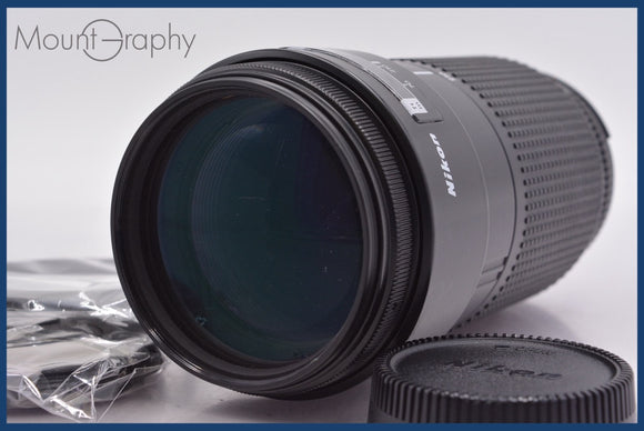 ★極上美品★ ニコン Nikon AF NIKKOR 70-210mm F4 前後キャップ&レンズフィルター付 ★完動★同梱可 #am1576