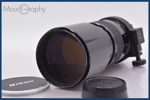 ★極上美品★ ニコン Nikon NIKKOR 300mm F4.5 Ai 前後キャップ付 ★完動★同梱可 #am1577