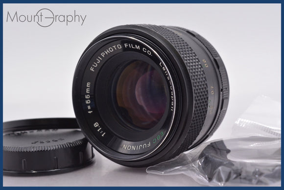 ★特別特価★ 富士フィルム FUJIFILM EBC FUJINON 55mm F1.8 前後キャップ&レンズフィルター付 M42用 同梱可 #am1583