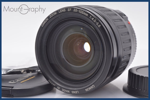 ★良品★ キヤノン Canon EF 35-105mm F4.5-5.6 前後キャップ&レンズフィルター付 ★完動★同梱可 #am1612