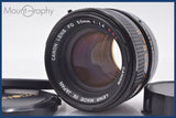 ★極上美品★ キヤノン Canon FD 50mm F1.4 S.S.C. 前後キャップ&amp;レンズフィルター付 ★完動★同梱可 #am1614