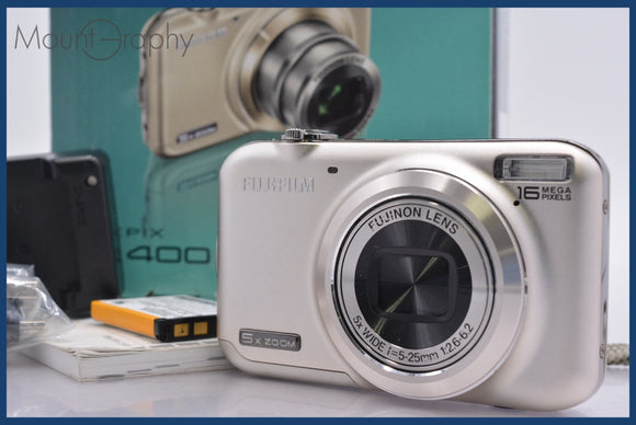 ★極上美品★ 富士フィルム FUJIFILM FinePix JX400 5x 元箱、バッテリー、充電器、取扱説明書付属 ★完動★同梱可 #am1663