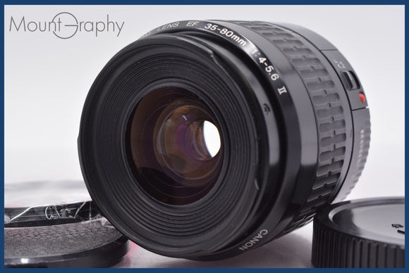 ★良品★ キヤノン Canon EF 35-80mm F4-5.6 II 前後キャップ&レンズフィルター付 ★完動★同梱可 #am1693
