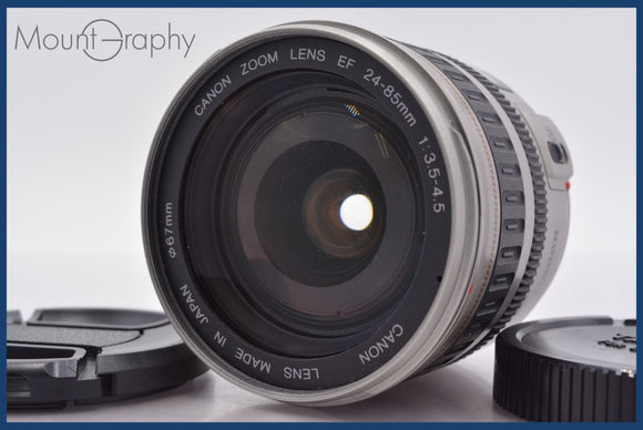 ★実用美品★ キヤノン Canon EF 24-85mm F3.5-4.5 USM 前後キャップ付 ★完動★同梱可 #am1694
