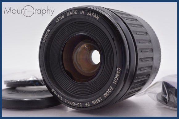 5800 キヤノン Canon EF 35-80mm F4-5.6 前後キャップ&レンズフィルター付 ★完動★同梱可 #am1702