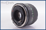 ★良品★ キヤノン Canon NEW FD 35mm F2.8 前後キャップ&amp;レンズフィルター付 ★完動★同梱可 #am1736