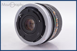 ★極上美品★ キヤノン Canon FD 28mm F2.8 S.C. 前後キャップ&amp;レンズフィルター付 ★完動★同梱可 #am1738