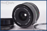 ★極上美品★ キヤノン Canon NEW FD 35mm F2.8 前後キャップ&amp;レンズフィルター付 ★完動★同梱可 #am1742