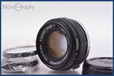 ★良品★ オリンパス OLYMPUS OM-SYSTEM F.ZUIKO AUTO-S 50mm F1.8 前後キャップ&amp;レンズフィルター付 ★完動★同梱可 #am1755