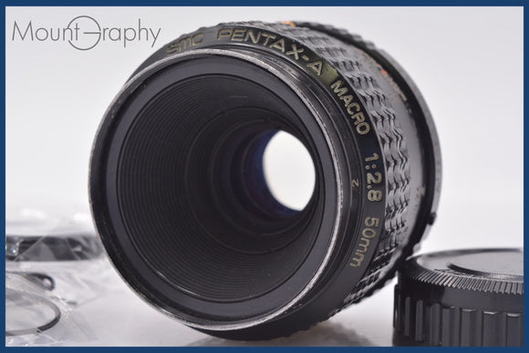 ★極上美品★ ペンタックス PENTAX SMC PENTAX-A 50mm F2.8 前後キャップ&レンズフィルター付 ★完動★同梱可 #am1791