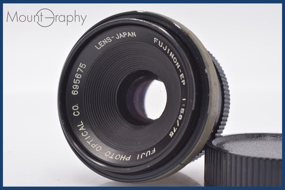 ★良品★ 富士フィルム FUJIFILM FUJINON-EP 75mm F5.6 L39用 ★完動★同梱可 #am1793