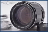 ★良品★ ペンタックス PENTAX Super-Takumar 105mm F2.8 初期 前後キャップ&amp;レンズフィルター付 ★完動★同梱可 #am1805