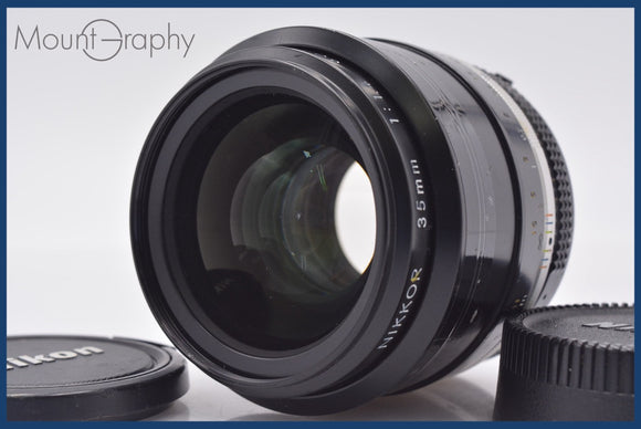 ★特別特価★ ニコン Nikon NIKKOR 35mm F1.4 Ai-S 前後キャップ付 同梱可 #am1807