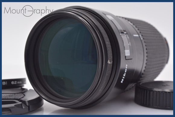 ★極上美品★ ニコン Nikon AF NIKKOR 70-210mm F4 前後キャップ&レンズフィルター付 ★完動★同梱可 #am1811